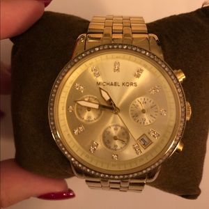 Gold Michael Kors women’s watch